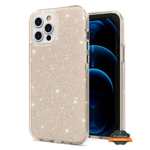 For Motorola Moto G Play 2023 Glitter Sparkle Bling Hybrid Rubber TPU Case Cover - Picture 3 of 49