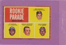 1962 Topps Rookie Parade Ed Charles Sadowski Coughtry Torres #595 NM CENTERED