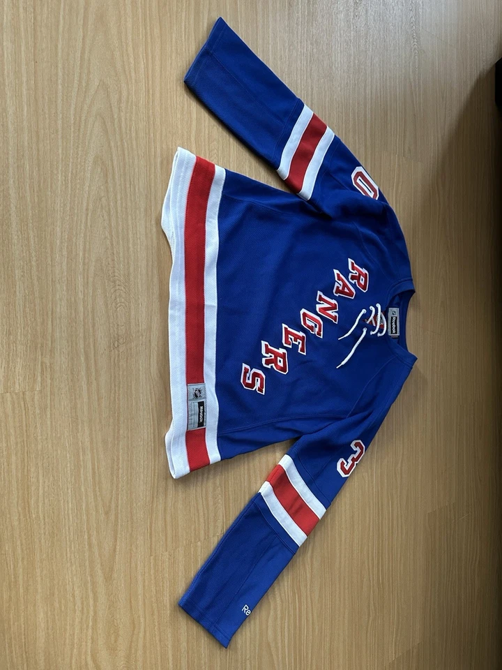 Camiseta deportiva de hockey para mujer NHL NY Rangers Henrik Lundqvist #30 talla grande Foto 4 de 4