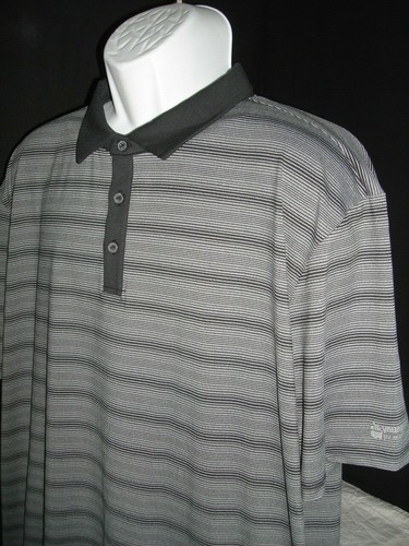 NWT Ping Sensor Cool Gray/Purple 88/16% Poly/Elastane S/S Polo Shirt Sz. 2XL - Picture 5 of 10