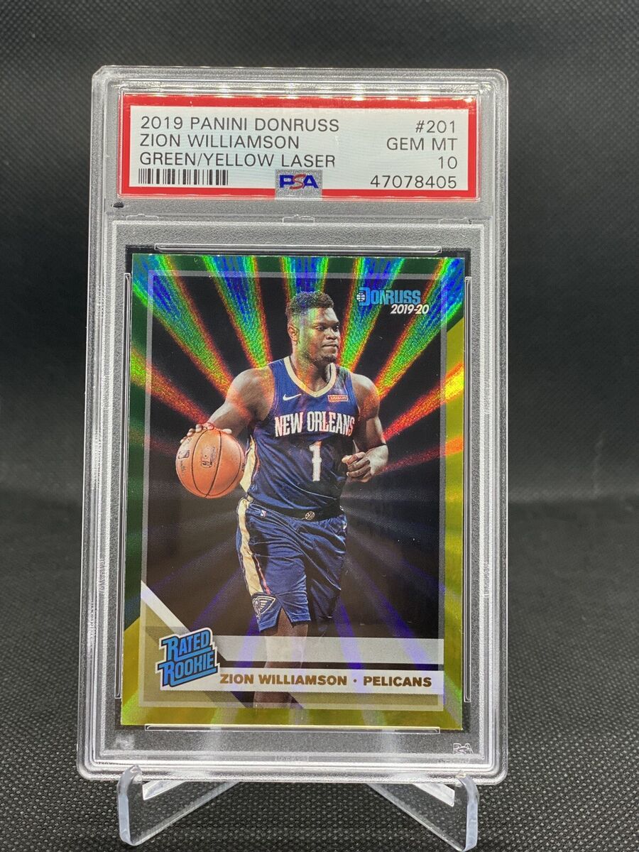 2024年新作入荷 2019 Green Rookie Rated Williamson Zion Donruss Panini Topps