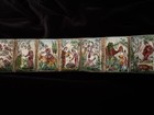 Persian hand painted enamel panel link gilt belt — photo 7