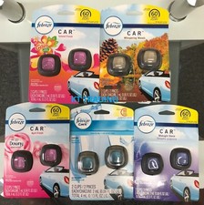  2-Pack Febreze CAR AUTO Interior Vent Clips AIR FRESHENER  ODOR ELIMINATOR