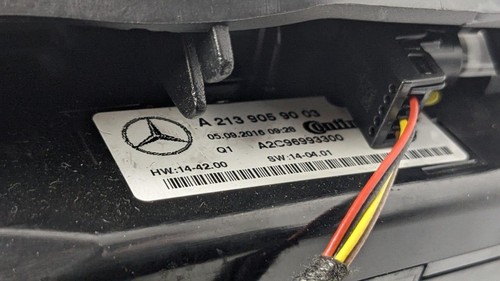 MERCEDES E CLASS AC AIR CON HEATER CLIMATE CONTROL PANEL SWITCH 13 2016 - Picture 16 of 16