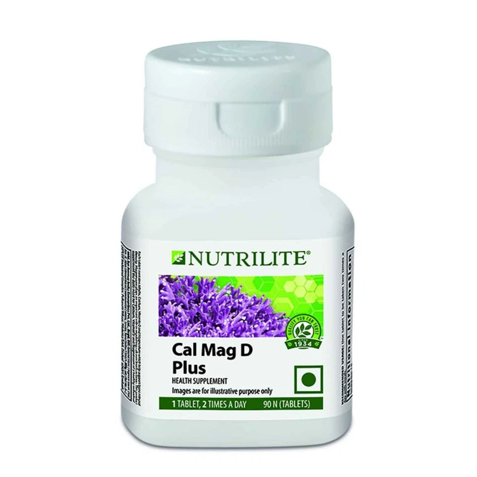 Amway Nutrilite Cal Mag D Plus 90 Comprimidos Suplemento Calcio - 90N  Foto 2 de 3