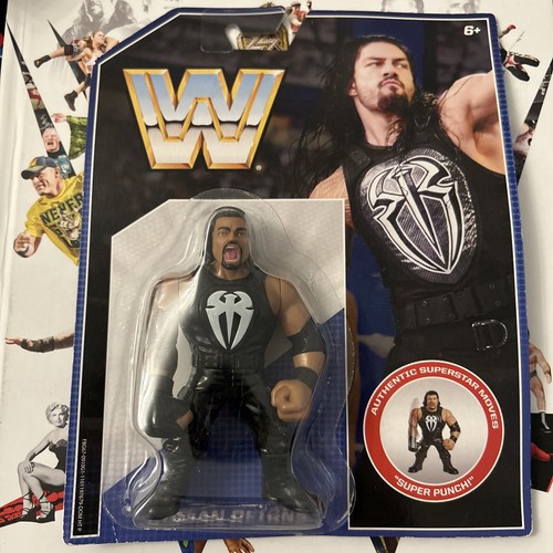 WWE Mattel Retro WWF Hasbro Roman Reigns Loose + C...