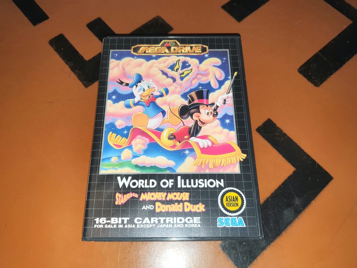 SEGA Mega Drive - Disney´s World of Illusion - ASIAN PAL Version