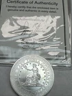 2018 Trade Dollar EIC East India Company St Helena 1 oz .999 Silver Round! COA