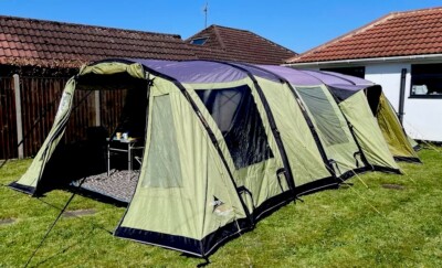 BUNDLE !! vango airbeam tent with extension and lots of extras UK