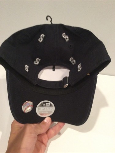 Cappello Berretto Seattle Mariners New Era MLB 9TWENTY Donna Regolabile Strapback Navy - Foto 4 di 5