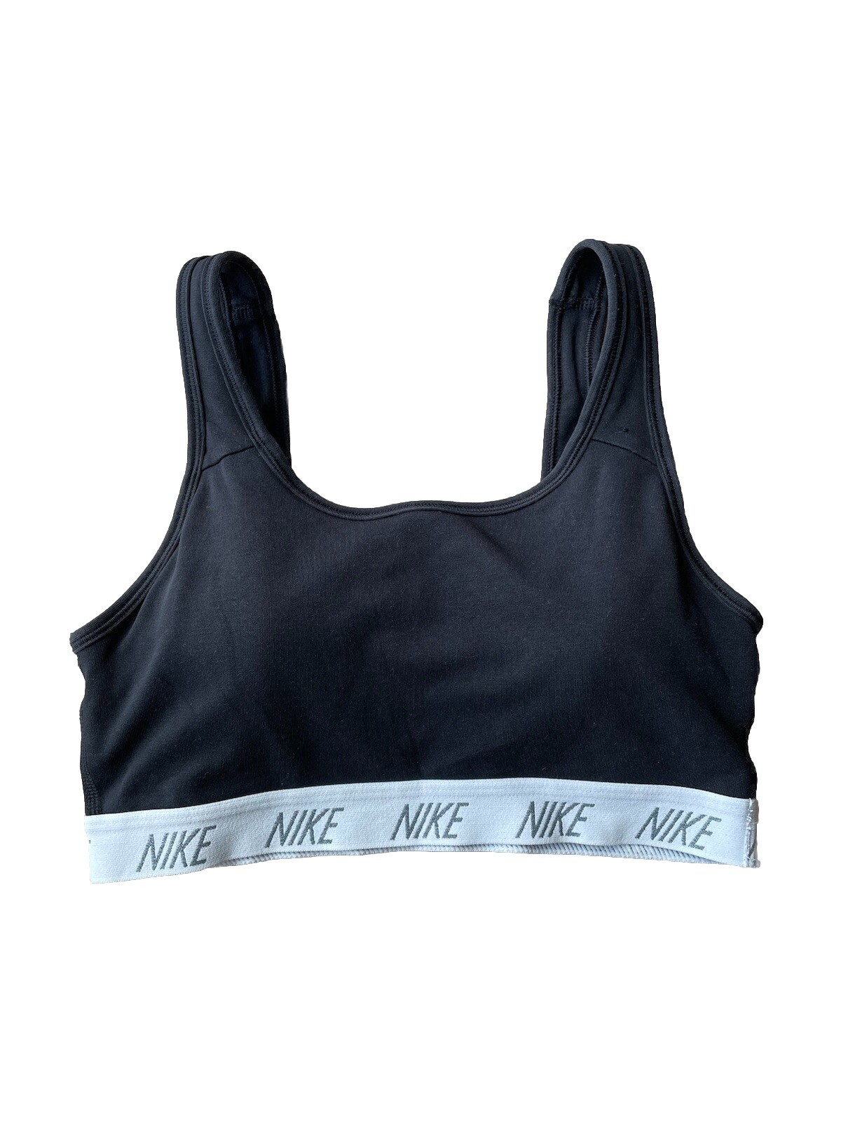 Nike Sports Bra Top Womens S Small Black Training Workout Gym Small-image