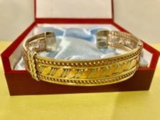 Tibetan Medical Bracelet Healing- Pain, Skin, Joints, Fluid - Unisex - 5 Metals