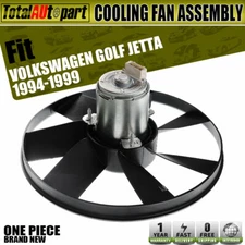 AC Radiator Cooling Fan Assembly w/ Motor for Volkswagen Golf 93-98 Jetta 90-97