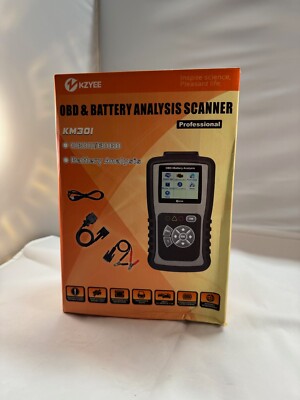 KYZEE KM301 OBD2 Scanner with Battery Tester / Diagnostic Scan Tool