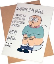 Funny Birthday Card for Men for him Great Happy Bday Gift for Boyfrien