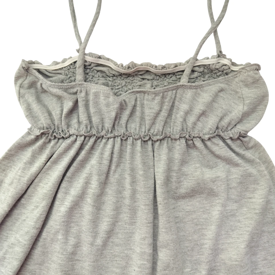 URBAN BEHAVIOR Tank Top Junior X-Small Gray Y2K - Image 4 of 4