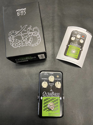 EBS OctaBass Blue Label Bass Octave pedal. New! | eBay