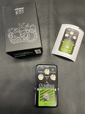 EBS OctaBass Blue Label Bass Octave pedal. New! | eBay
