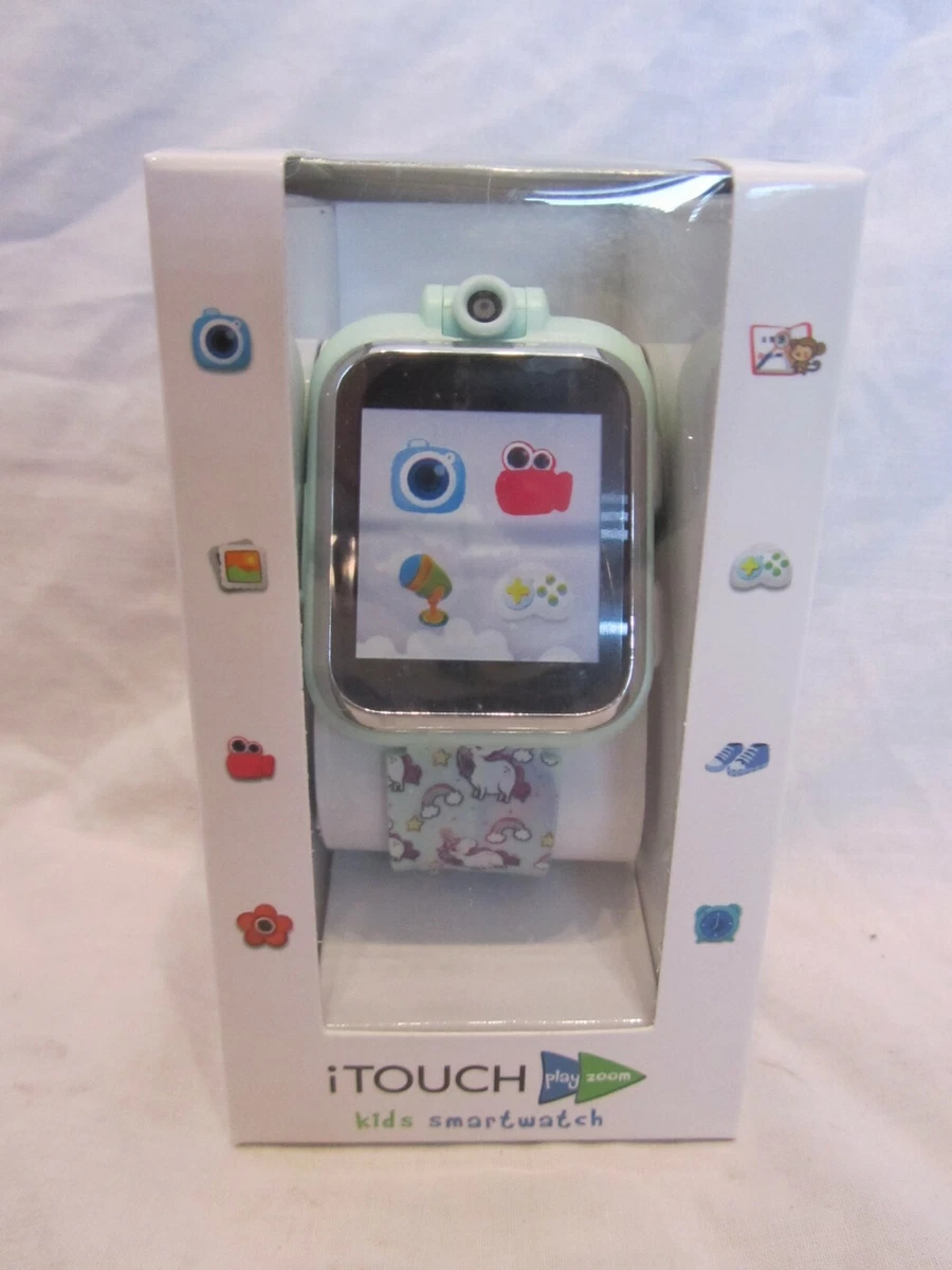 iTouch Play Zoom Kids Smartwatch Unicorn Rainbow Strap 4 eBay
