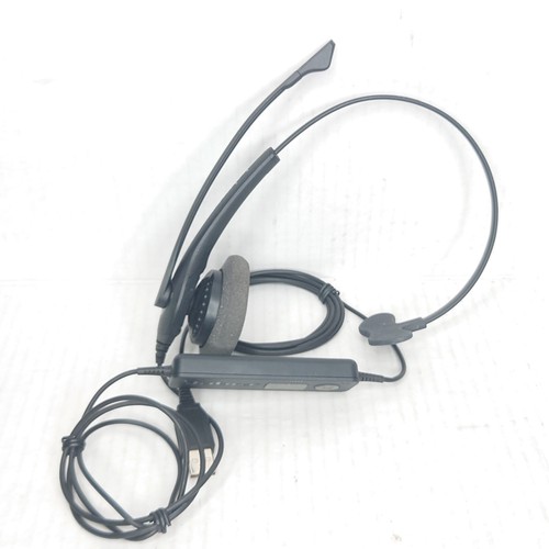 JABRA Biz 1500 USB Mono Corded Headset Model HSC024 Black 1553-0159 Tested
