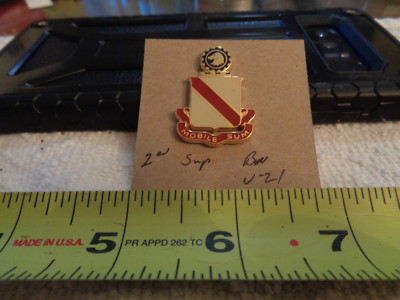 2nd Support Battalion V-21 Unit Crest, DI, DUI (DRAW#K18)