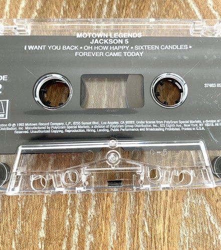 Motown Legends Jackson 5 Never Can Say Goodbye Cassette Tape - Picture 4 of 7