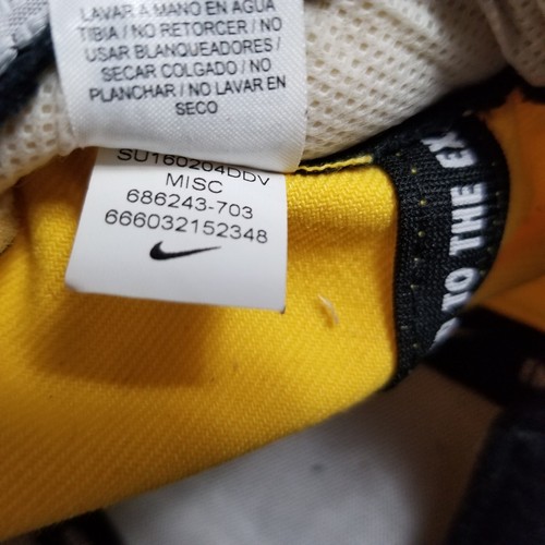 Nike Brazil Soccer Cap Football Hat Drill Yellow CBF Brasil - Picture 7 of 8