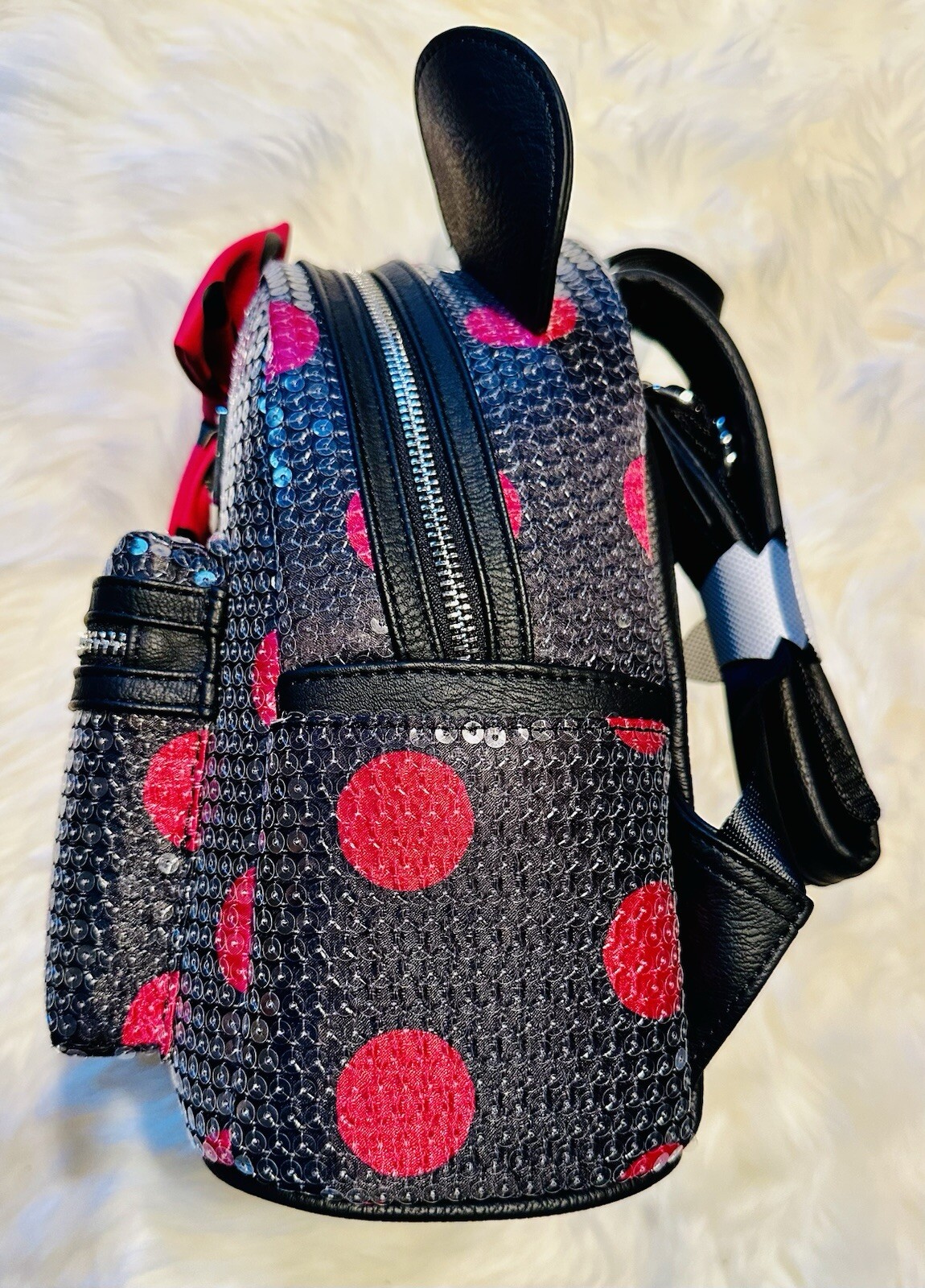 *NEW LE*Loungefly Disney Parks Exclusive Mickey Mouse Polka Dot Mini Backpack image 4