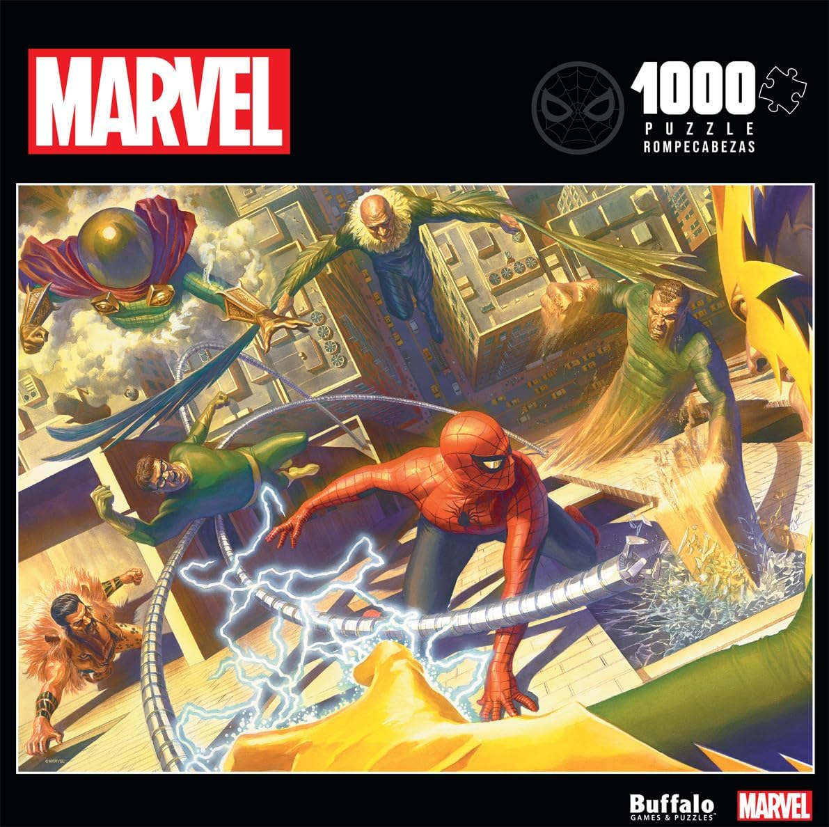 Marvel - Spider-verse 1000 Piece Puzzle - Silver Select: Giftable