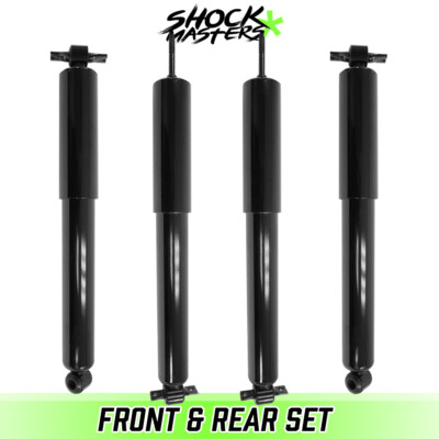 Front Rear Gas Shock Absorbers for 1984-2001 Jeep Cherokee