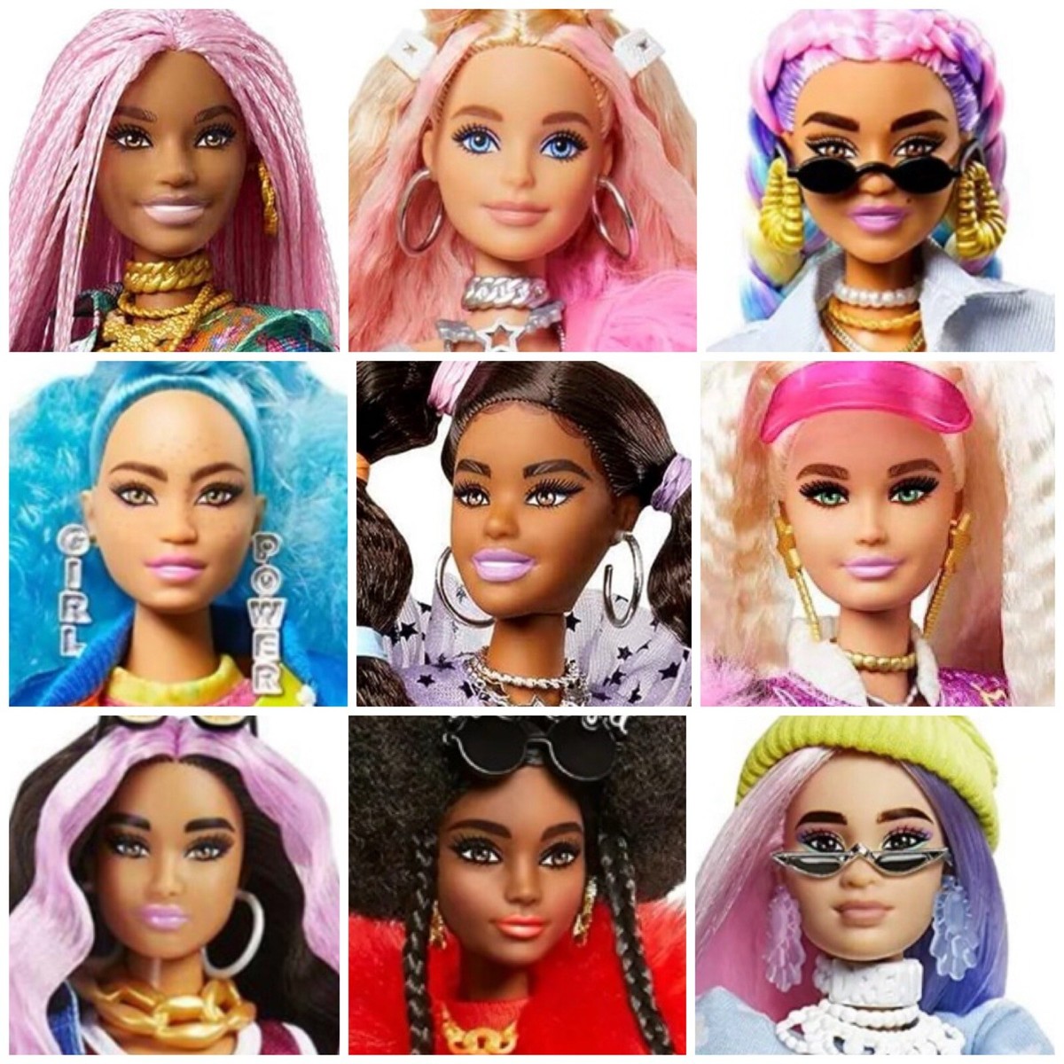Barbie Mattel Tutte Le Barbie Snodate Barbie Extra Doll Snodata