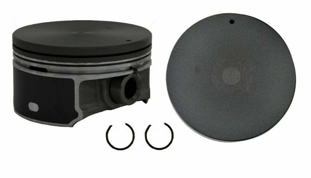 Hypereutectic coated flat top pistons for chevrolet gen iii iv 6 0l lq9