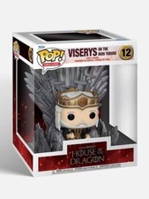 Figura Vinilo Funko Pop Deluxe House of the Dragon #12 Viserys on the Iron Throne