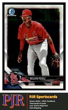 2018 Bowman Chrome #BCP138 Delvin Perez St. Louis Cardinals  BUY 4 - 35% OFF