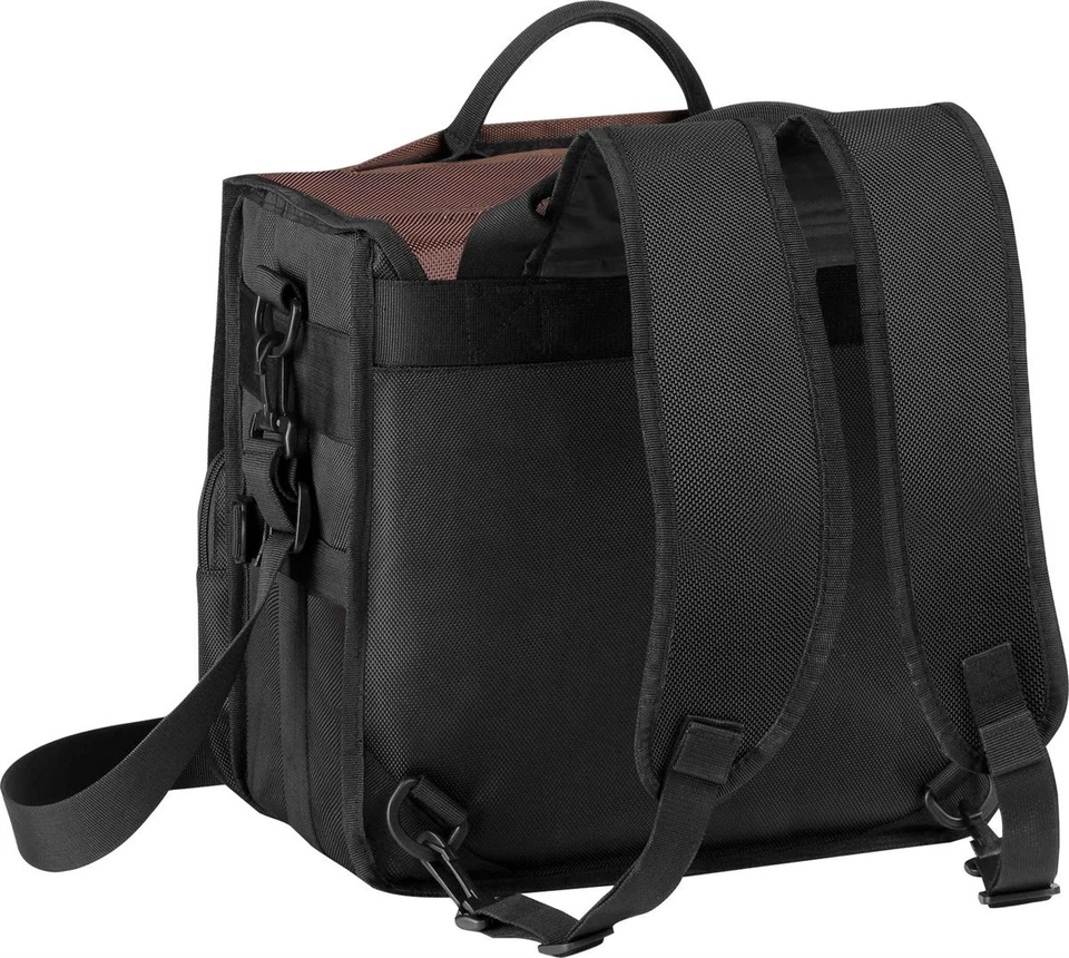 Technics DJ BackBag schwarz Eingesticktes Logo rot für 45 LPs - Bild 3 von 3