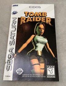 Tomb Raider - Sega Saturn - Complete CIB w/ Registration Card VGC