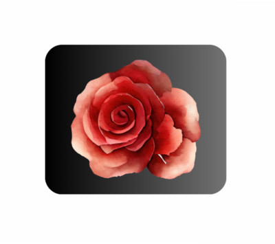Mousepad Fahne Flagge Red Rose Mauspad