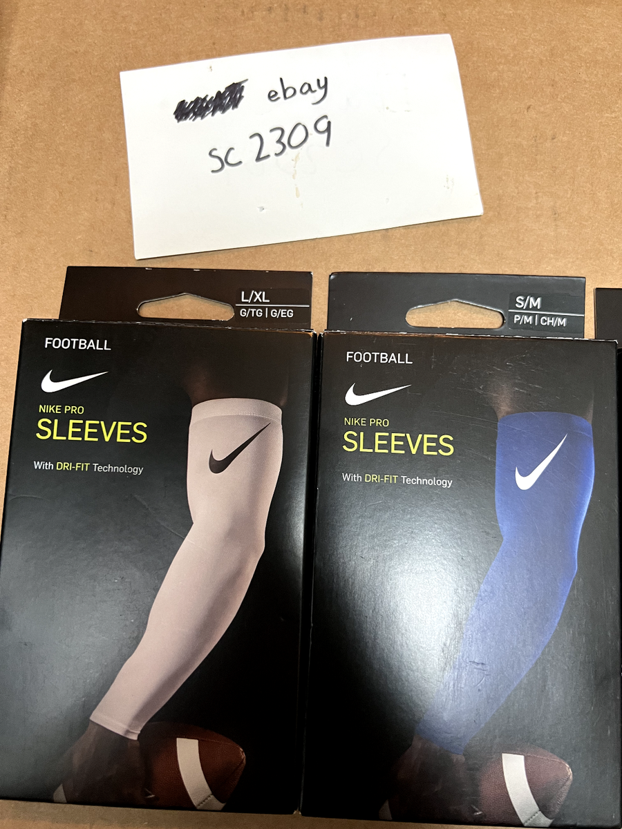 NIKE Pro Dri Fit Compression Football Arm Sleeves Mens S M L XL