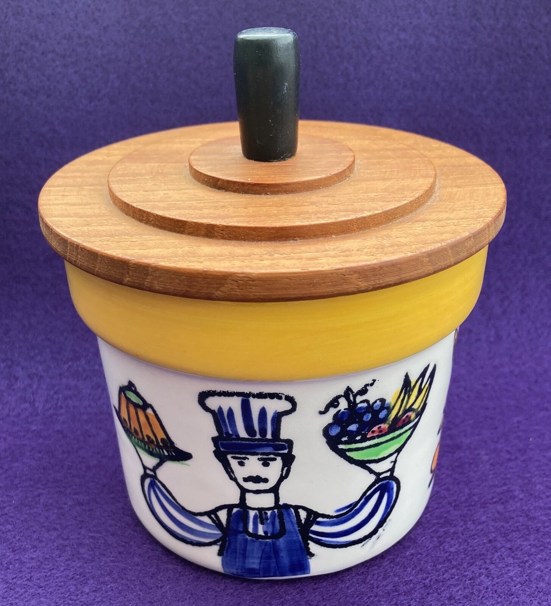 Anita Nylund CERAMIC POT cockie, Sweden, MID CENTURY MODERN, Jie