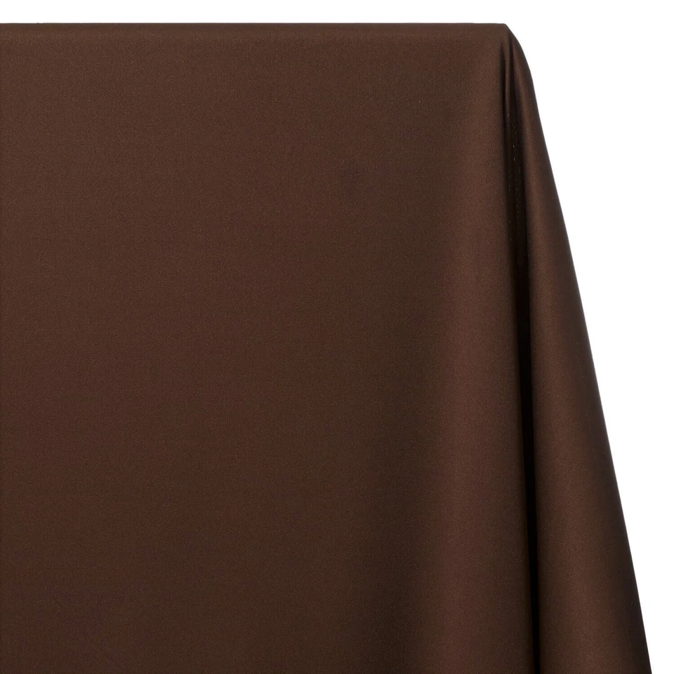 Brown Stretch Knit Sewing Fabric 2+ yd 60" lightweight smooth finish light sheen - Image 2 of 2