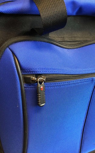VICTORINOX | SWISS WERKS WHEELED TOTE ✪NOS✪ 30179 BLUE RARE ROLLING LUGGAGE BAG - Picture 12 of 20