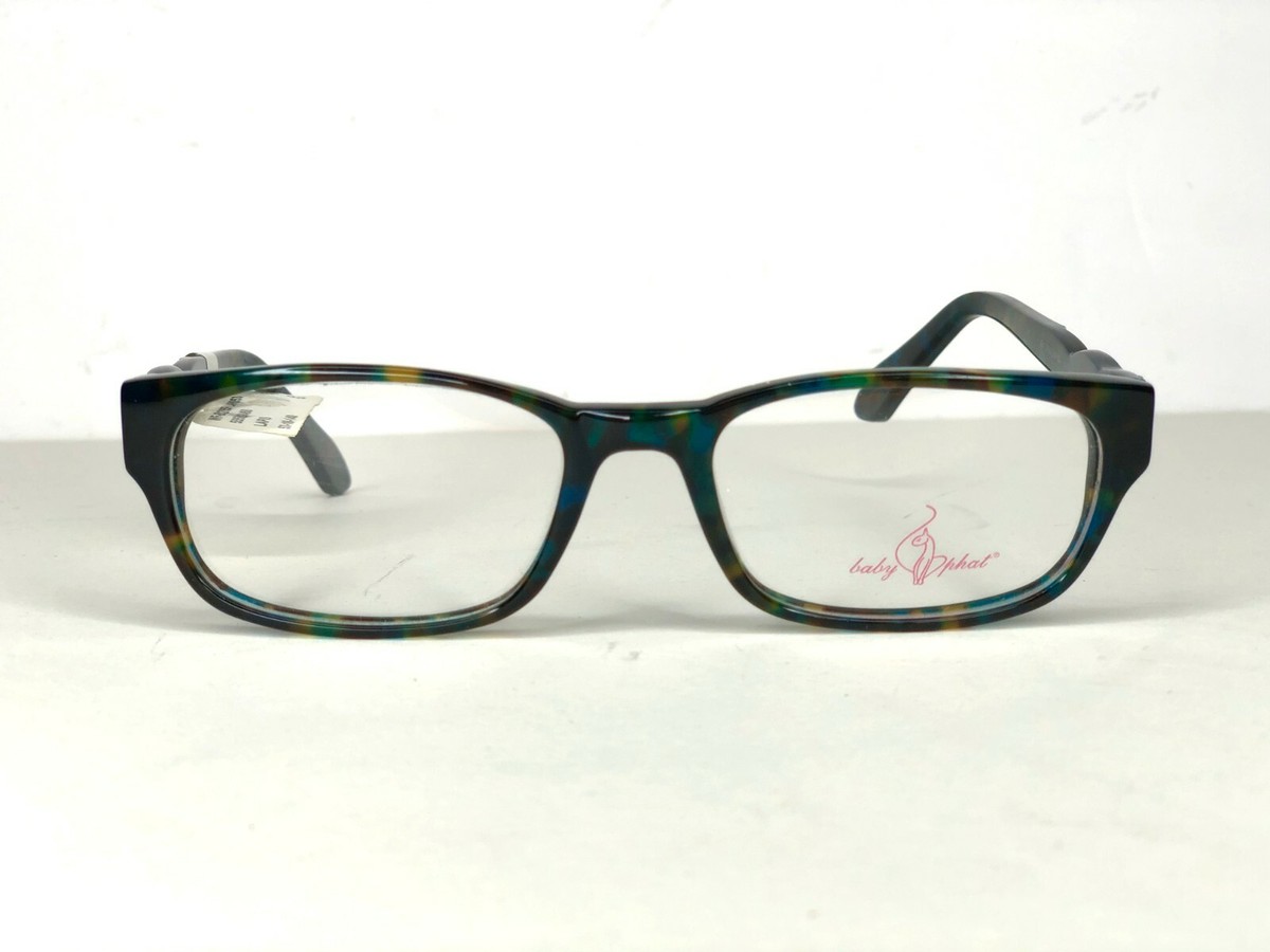 Y2K Baby Phat Lapis Tortoise Blue Eyeglass Frames BOGO! Baby Phat Eyeglasses Frames LAPIS teal tortoise 53-18  main image 3