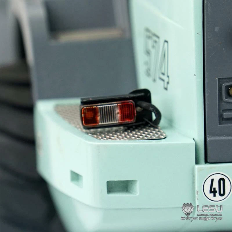LESU LED Taillight Warning Light for 1/15 RC Hydraulic Loader Model Truck Car - Image 4 of 4