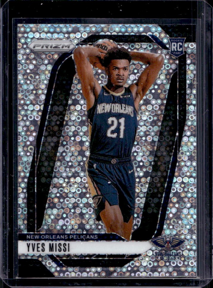 2024-25 Panini Prizm Yves Missi RC Fast Break Rookie #233 Pelicans