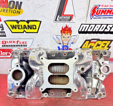 Edelbrock Performer Rpm Air-gap Intake Manifold Chorme Sbc Chevy V-8 350 7501 Edelbrock Performer Rpm Air-gap Intake Manifold Chorme Sbc Chevy V-8 350 7501