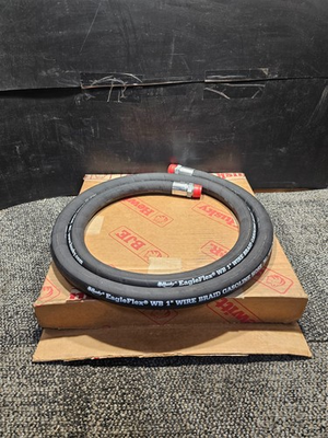 #ad Husky CP16WB09LSVSV Curb Hose 1quot; x 9#x27; Wirebraid W Zinc Coupling and Swivel $124.50