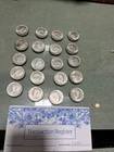 20 Half-dollars 1964 Kennedy 90% Silver