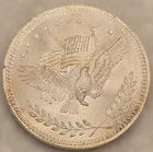 1 oz .999 Fine Silver Round Eagle & Flag w/Scales of Justice - Silver Trade Unit
