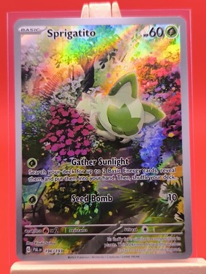 Sprigatito 196/193 Paldea Evolved Illustration Rare Holo Pokemon Card * New  * | eBay