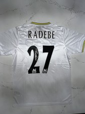SIGNED LUCAS RADEBE LEEDS UNITED FC SHIRT *COA* PREMIER LEAGUE 